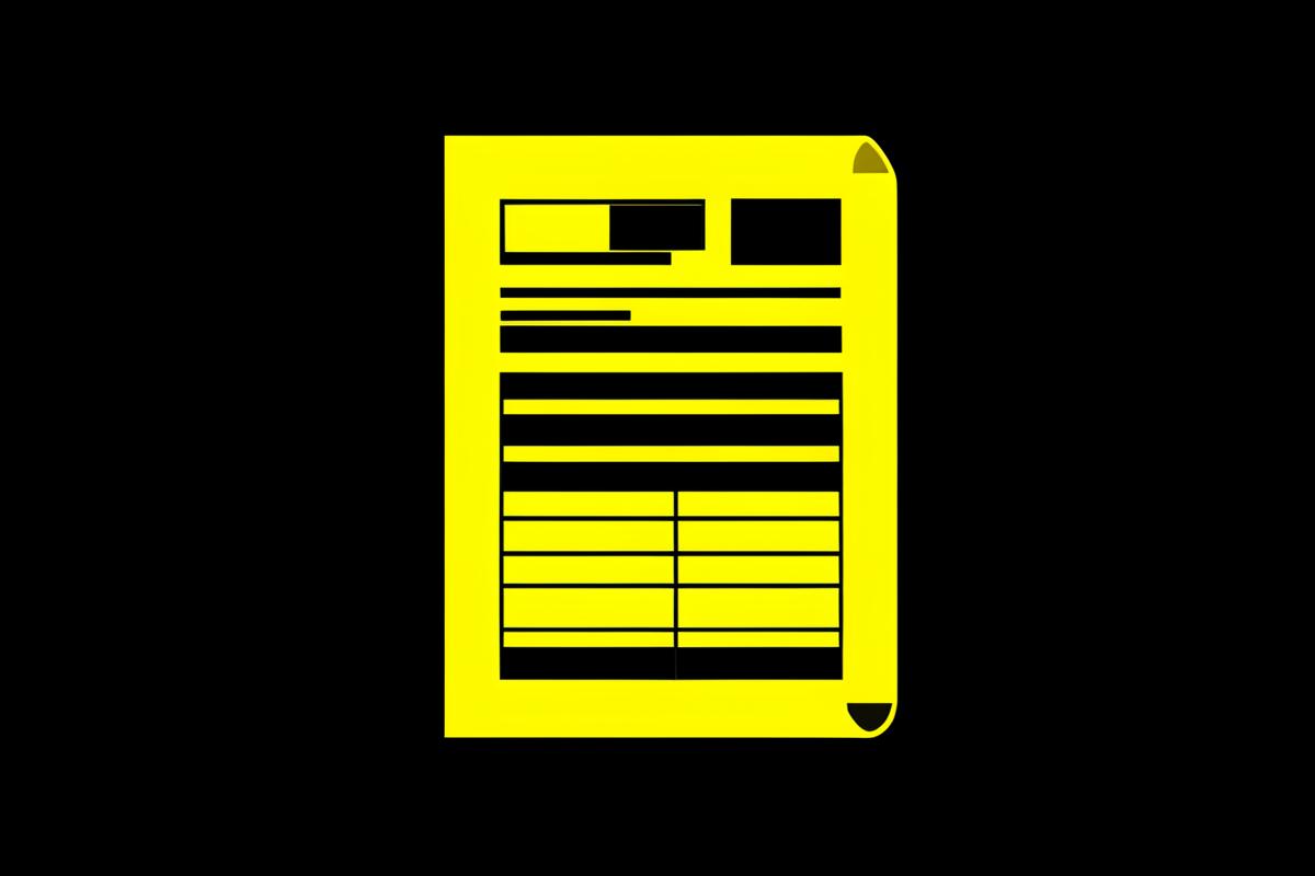 Illustration: a document turning into table rows